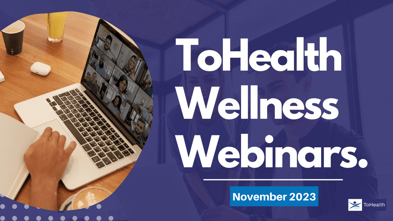 ToHealth Wellness Webinars title image